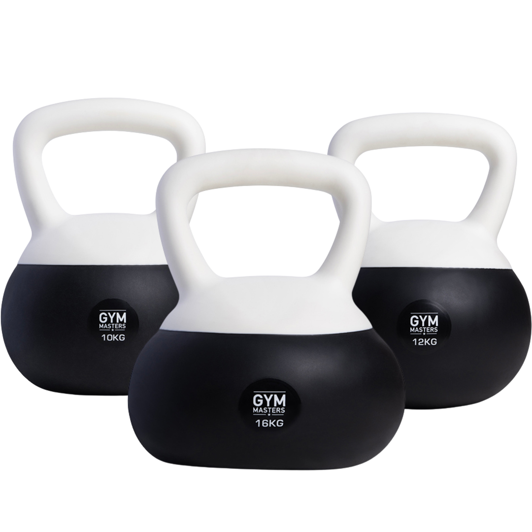 Zachte kettlebell set 3 stuks (10 kg & 12 kg & 16 kg)
