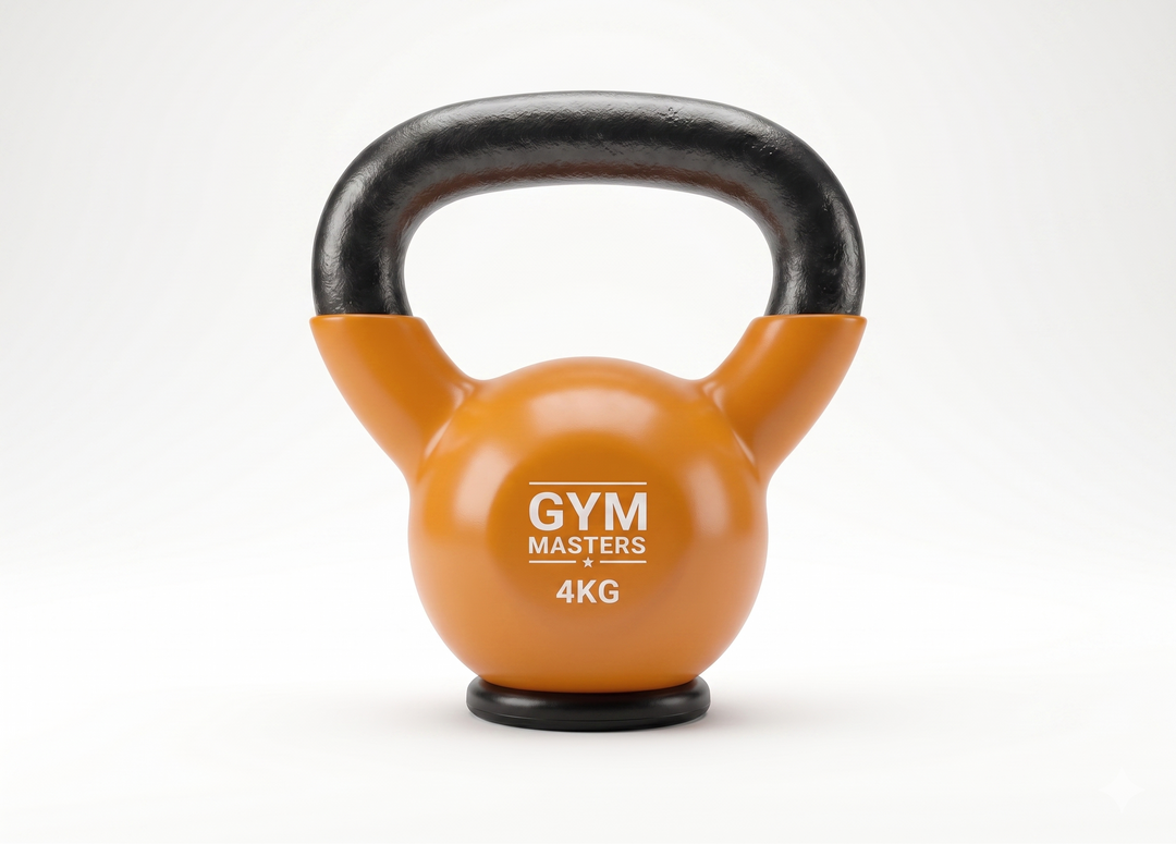Gym Masters Kettlebell voordeelset 4–8–12-16 KG - Vinyl (4 stuks)