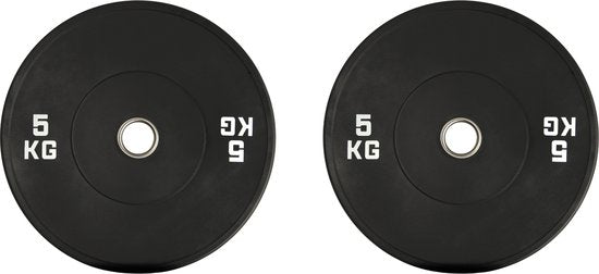 Gym Masters Tib Bar Set – Inclusief 1,25 kg, 2,5 kg en 5 kg Bumper Plates