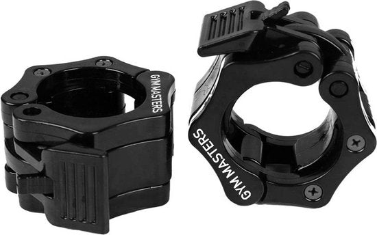 Gym Masters Curlbar Set – EZ Curlbar + Lockjaw Sluiters (50 mm)