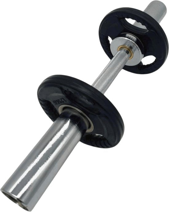 Olympische Dumbbell Set (2 stangen + 4 sluiters) – 50 mm