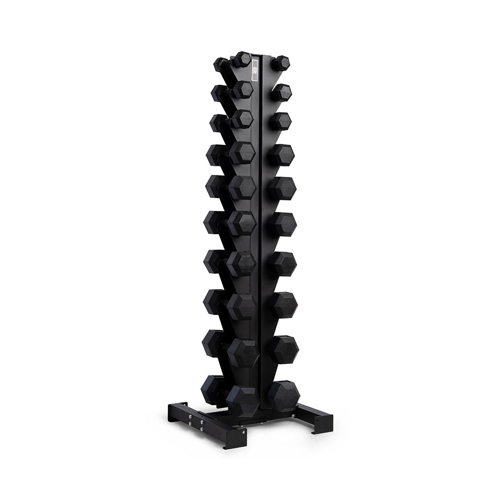 Hexa Dumbbell Voordeelset 1 t/m 10 kg + Dumbbell Rek – 20 Dumbbells