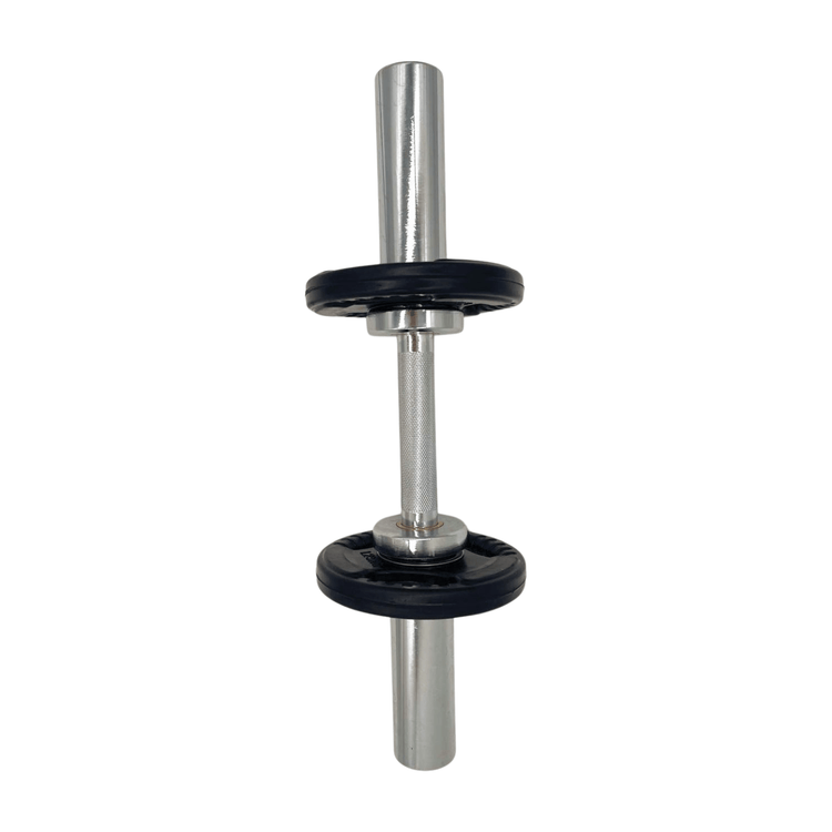 Gym Masters Olympische Dumbbell Stang 50 mm, 51 cm lengte, 3 kg, tot 100 kg gewicht, zonder schijven.