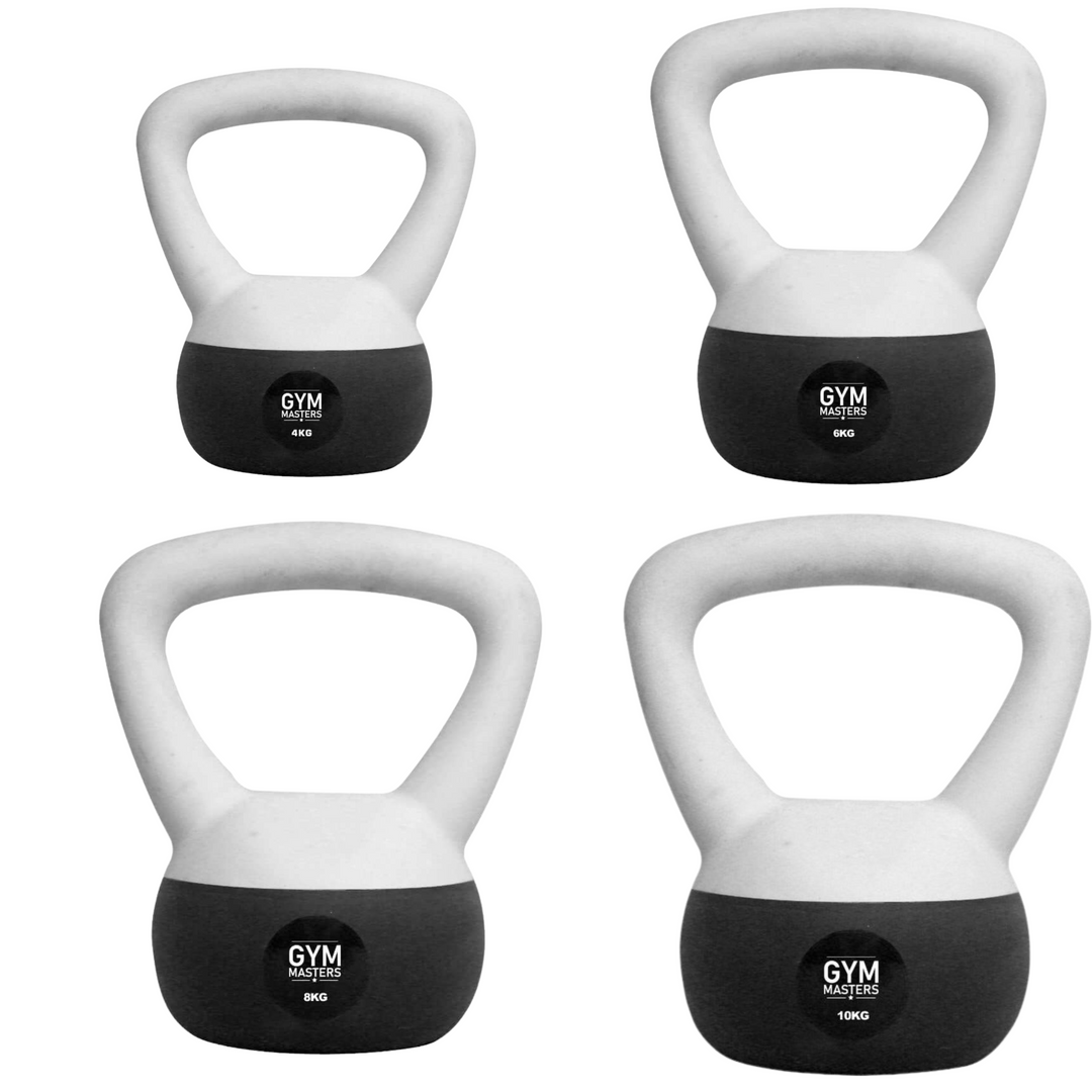 Zachte kettlebell set (4 stuks)