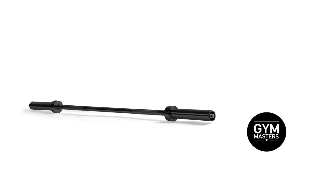 Gym Masters Olympic Barbell Zwart / Olympische Halterstang (8kg / 120cm / 50mm)
