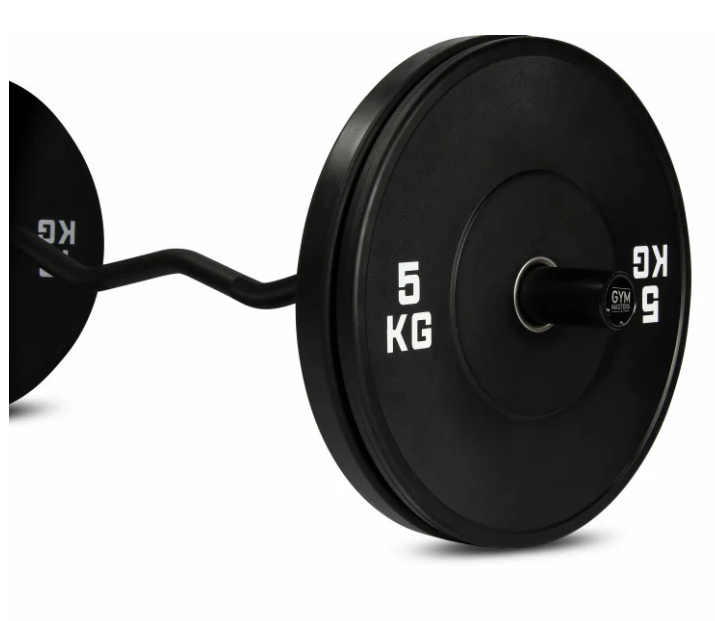 Gym Masters Curlbar Set – EZ Curlbar + Lockjaw Sluiters (50 mm)