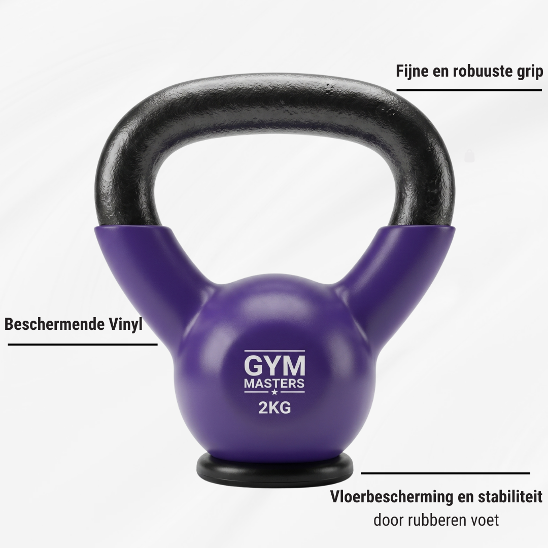 Kettlebell en vinyle 2 kg