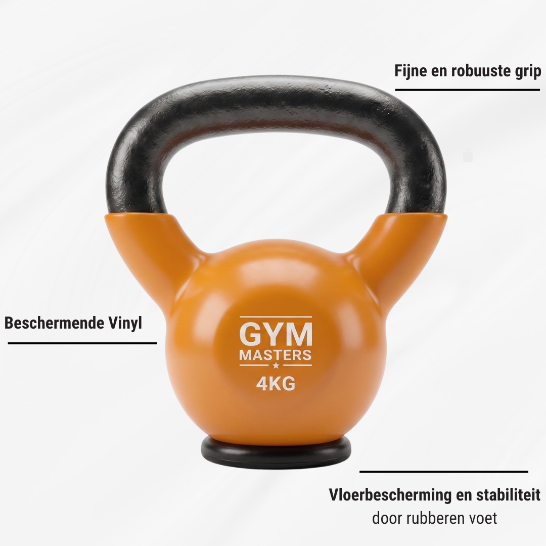 Kettlebell en vinyle 4 kg