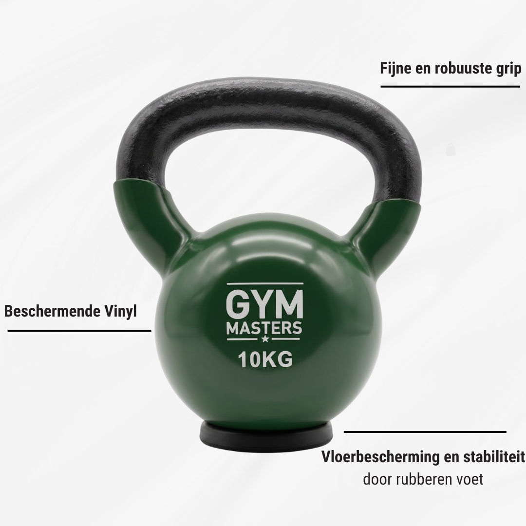 Gym Masters Kettlebell Set 2–4–6 - 8 - 10 KG – Vinyl